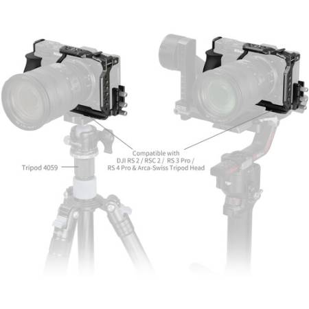 SmallRig 5904 - klatka z zaciskiem kablowym do Nikon ZR - przykład użycia / kompatybilność